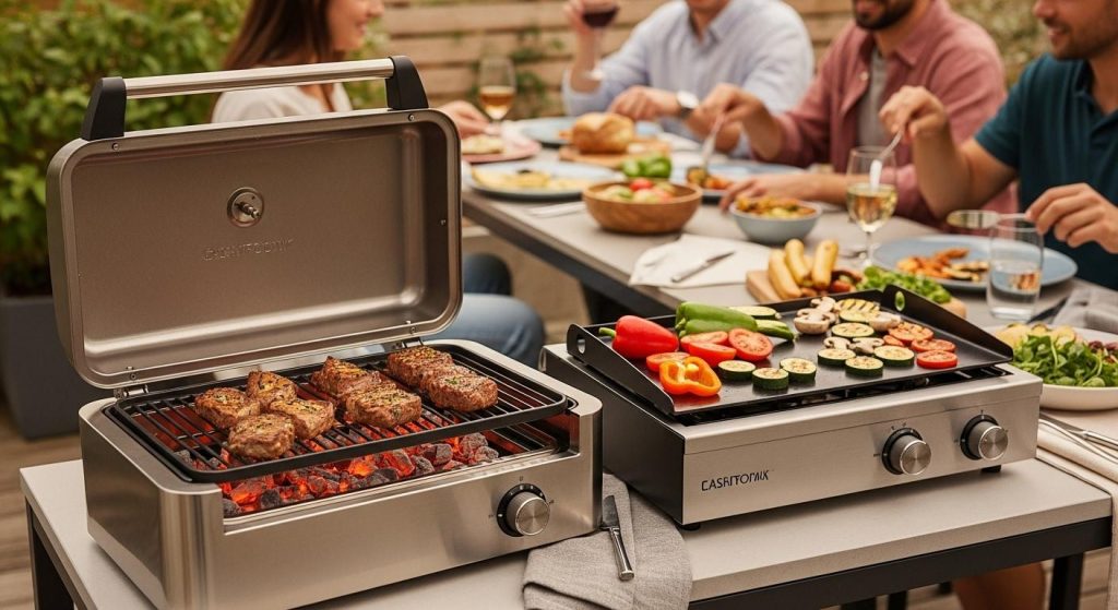 différence entre un barbecue électrique et une plancha les atouts de chaque appareil