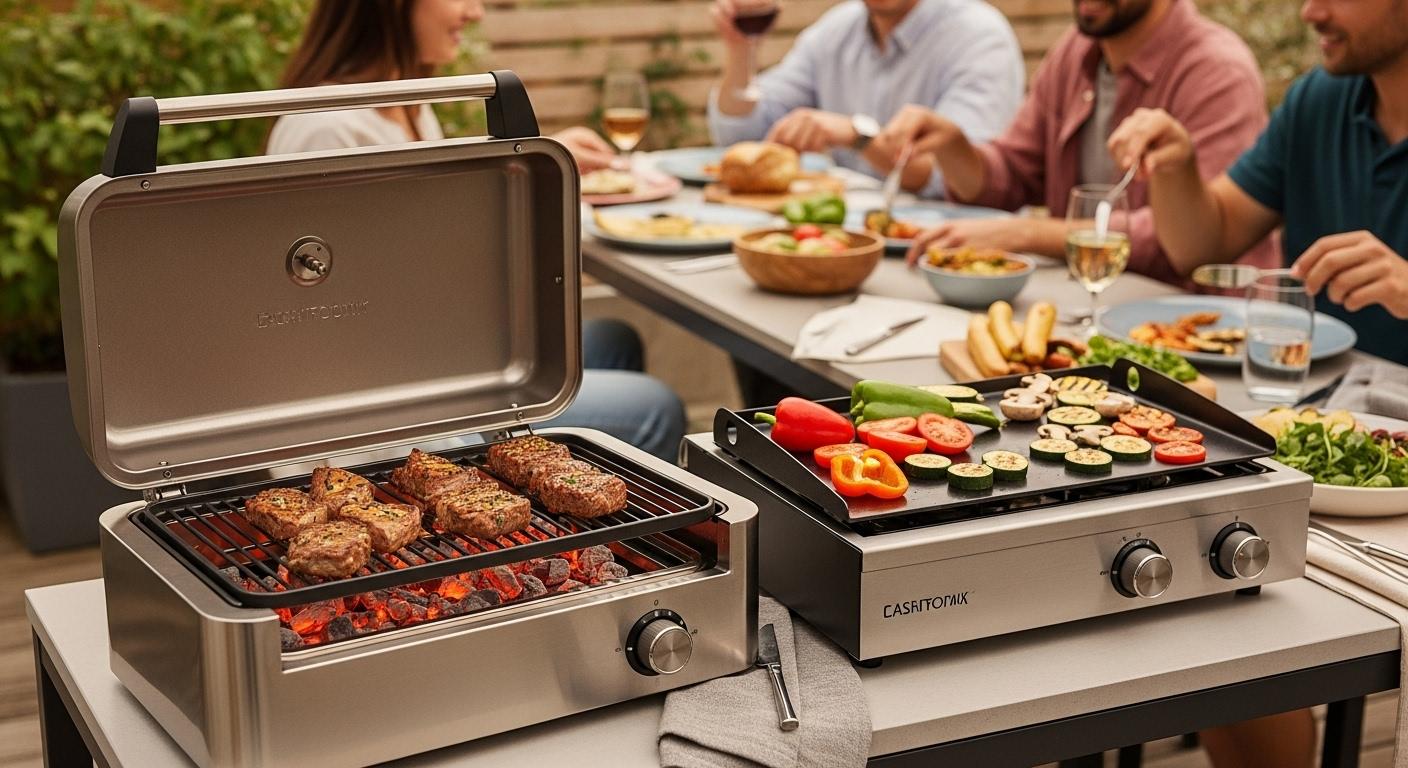 différence entre un barbecue électrique et une plancha les atouts de chaque appareil