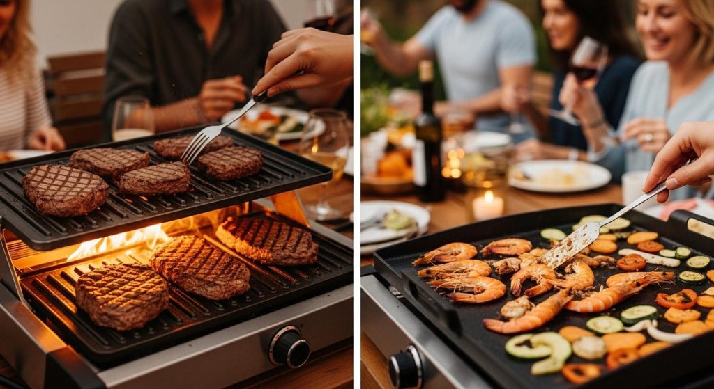 la différence technique entre barbecue électrique et plancha décide t elle de l’ambiance ?