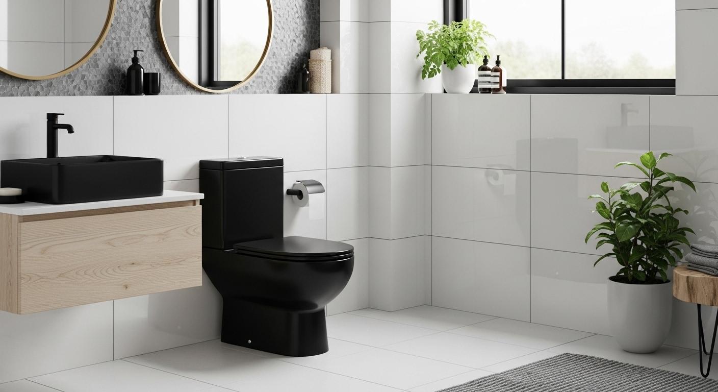 les toilettes noires : la tendance design qui sublime votre salle de bain featured image